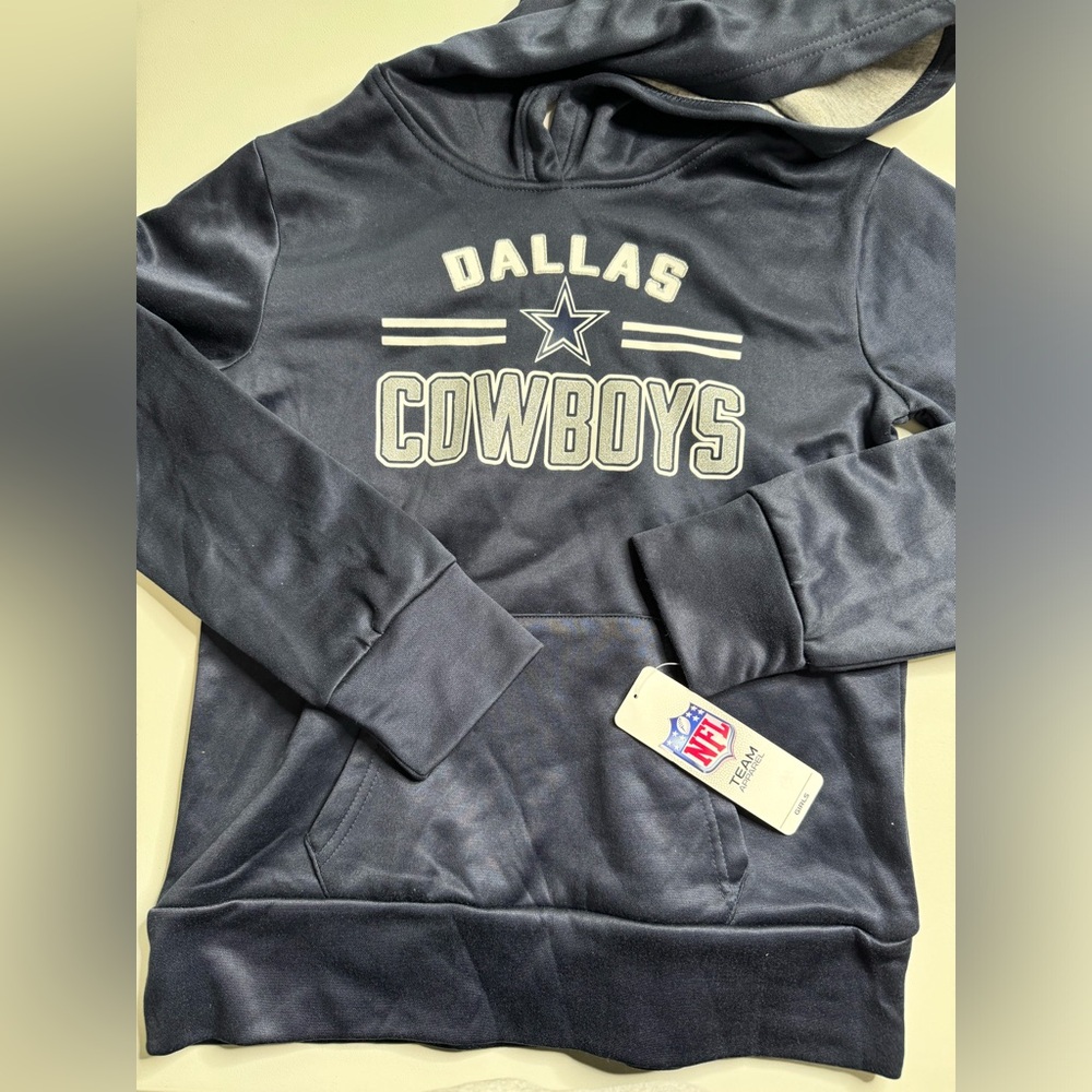 Nwt dallas cowboys girls 10/12 hoodie